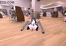 Sereka EXPOSES herself OUTDOOR in naked coat