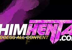 horny secretary in uncensored hentai with big tits and ass