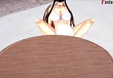 Yor forger in bikini pool sex spy x family genshin impact fantasyking3 😏