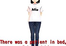 Mia hentai nurse plays dirty doctor games with anime girl