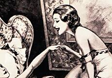 vintage erotic drawings collection