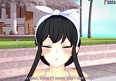 Yor forger in bikini pool sex spy x family genshin impact fantasyking3 😏