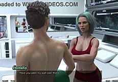 femdom mistress dominates with huge cock