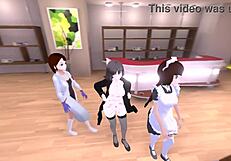 Sereka EXPOSES herself OUTDOOR in naked coat