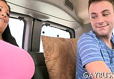 blindfolded for a gay suckin, didn’t see it comin haha