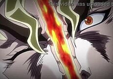 Jonathan Joestar battles Dio Brando in anime AMV
