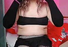 sissy crossdresser twink ass slut webcam show
