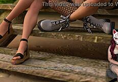 Sexy Babes Unleash Intense Debauchery on Beach in Hentai Frenzy