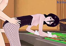 Rukia Kuchiki and Yoruichi Shih in Bunny Girl Intense Hentai Sex