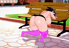 Who fucks in the chair from Boku no Hero?