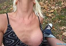 Hardcore amateur video with public sex and a tattooed MILF