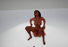 3D animated porn with a hot black cowgirl and doggystyle action