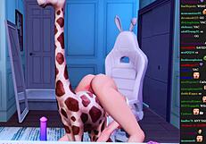 did the streamer forget the stream for hard anal?