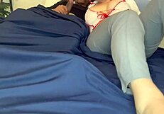 nurse begs for cum in her huge ass while bent over