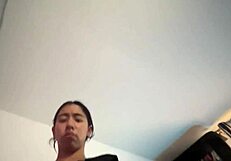 Latina Girl Catches Stepbrother Masturbating with Big Tits