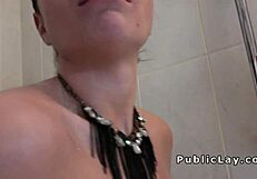 I watch amateur couple with huge tits after shower