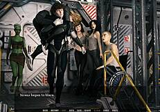 crying petite blonde wants to be with me in unending void