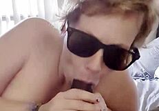 busty milf rides doc's cock for a huge cum load on her shaved pussy