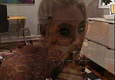 i'm totally pounding this hot brunette with big tits right in the gym