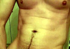 Bigcock sexy man masturbates with monster cock intensely