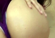 Deep throat in pov of a horny italian who wants to swallow cum