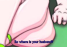 Chichi 在动漫中与怪物激情海滩邂逅