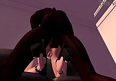 I fucked red head woman on couch