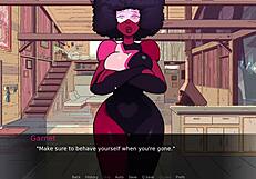 Gem Blast Part 1 Features Garnet's Big Tit Blowjob Scene
