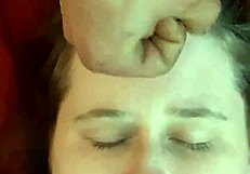 Amateur Getting Her Face Cum Dumped?
