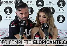 Veve valencia removes underwear in the spicy room