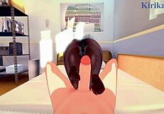 i watch hana and tsuki uzaki have intense creampie sex in pov hentai