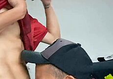 hot gay sexo in adidas pants now!