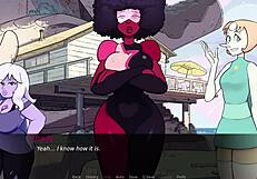Gem Blast Part 1 Features Garnet's Big Tit Blowjob Scene