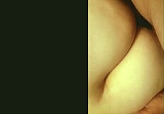 زوجة بي بي دبليو سمينة في تحليلي مبشري مع إصبع