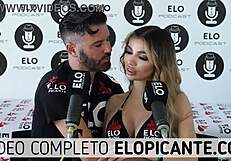 Veve valencia removes underwear in the spicy room