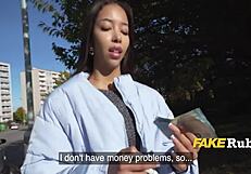 Ebony Amateur With Big Tits And Ass Gets Picked Up For Sex