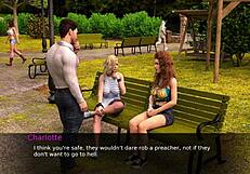 Nursing pleasure walk with two hot teens!