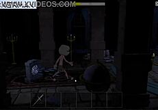 Submissive Anime Girl Gives Blowjob And Gets Fucked In Cowgirl By Huge Monster Cock With Big Nipples