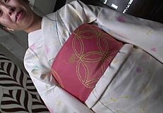 Bathrobe-Clad Mature Japanese Woman in Sticky Sex with Nozomi Tanaka!