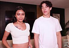 Big Cock Kody Blows Little Latina's Back Out In Passionate Doggystyle!