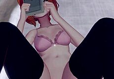 fucking your bratty girl while she plays games - asmr vr rp