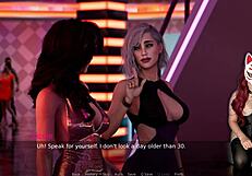 Beautiful Ms. Denver in a corset dancing outdoors in this hentai video
