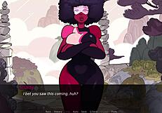 Gem Blast Part 1 Features Garnet's Big Tit Blowjob Scene
