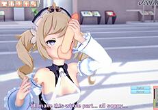 i'm barbara from genshin, getting fucked in the shopping center