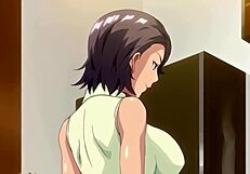 In this hentai episode, the wife gets a blowjob while cheating. In 3d anime style ep 1