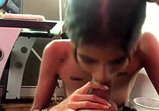 my stepsister makes me feel the best blowjob and fuck of 2024