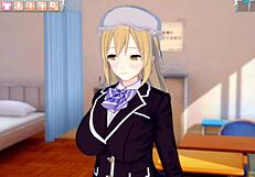 i rub maeriberry haans big tits in 3d cg anime