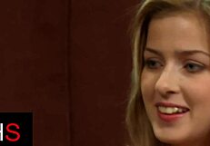 oh man, this cute blonde with light eyes just nails it, fucking hard and taking cum on her ass