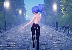 Cute Anime Girl Dances and Gets Fucked