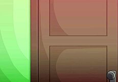 My mother-in-law catches me masturbating with my big cock.